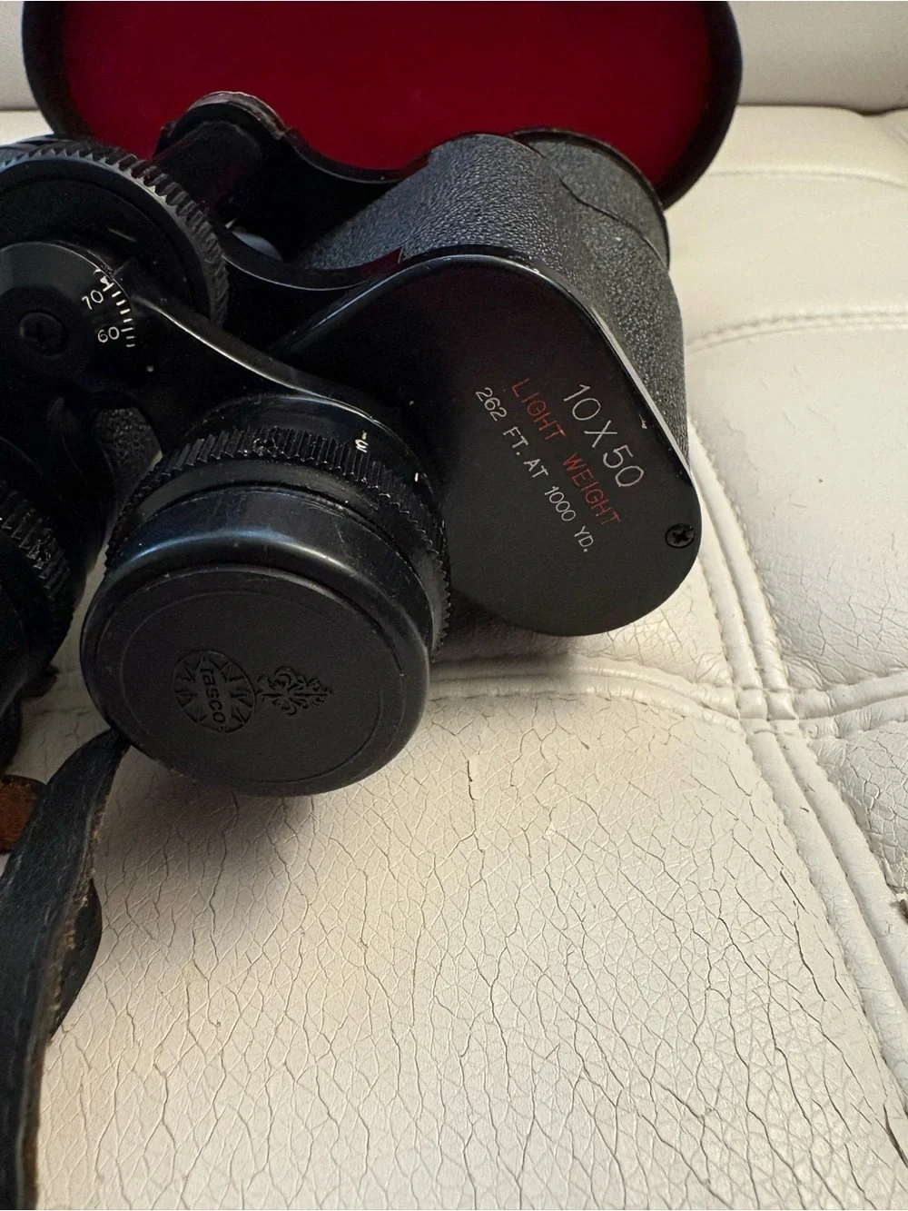 Vintage Tasco 10x50 Binoculars With Case